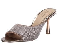 Jewel Badgley Mischka Women's Haya Slide Sandal, Rose Gold Textile, 4.5 UK