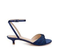 Jewel Badgley Mischka Women's Nance Heeled-Sandals, Navy Satin, 5 UK