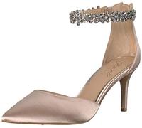 Jewel Badgley Mischka Women's Raleigh Pump, Champagne, 4.5 UK