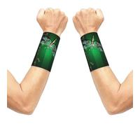 Jewel Dragonfly Print Carpal Tunnel Wrist Support Comfortable Wrist Guard Sweat Band