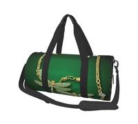 (Jewel Dragonfly) Print Round Large Travel Bag - Multi-Compartment Organizer Lightweight for Trips & Sports