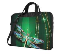 Jewel Dragonfly Printed Laptop Case, Waterproof Laptop Sleeve, Funny Laptop Carrying Case,15.6In