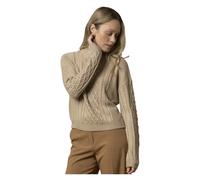 Jewel Effect Sweatshirt with Chic Style- female- Kocca- Round-neck Knitwear- Brown- M- Knitwear M