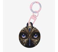 Jewel Eye Dog Tags Round Pet Tag,Acrylic Pet ID Tags Durable and Stylish,Perfect for Small to Large Pets