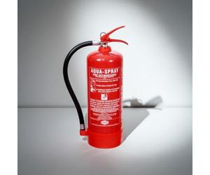 Jewel Fire Group 6L Aqua Spray Fire Extinguisher - 21A, BS EN3 Certified, Water Additive Class A Protection for Office, School, Shop and Workplace