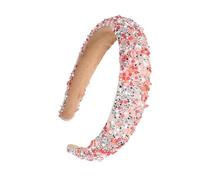 Jewel Headband, Jewelled Headbands for Women - Sparkling Wide Headband, Costume Accessories for Women and Girls, Fashionable Headpiece, Rhinestone Headband for Daily Use