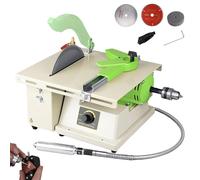 Jewel Polishing Grinding Machine - 1380W Multifunction Table Saw, 500-7000RPM Angle Cutting Machine for Precious Metals, Portable Desktop Rock Saw