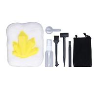 Jewel Stone Dig Kit Educational DIY Science Toys Exciting Hands On Archaeology Mining Activity For Kids Kindergarten PVC Safe Material 7Pcs Complete Tools