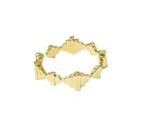 Jewel Tree London Baori Crown Ring - Gold - US 8 / UK P/Q