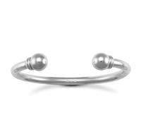 Jewelco London Silver Torque Ladies Bangle Bracelet 5mm