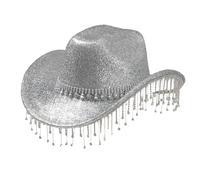 Jeweled Panama Hat Heavy Crystal Panama Hat Surprise Girl Boys Bride For Carnivals Music Festival Bride Hats Women Beach Bachelorette Party Cowboy Cowgirl