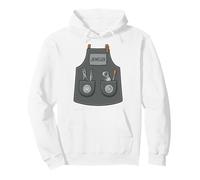 Jeweler Funny Jewelry Maker Gemologist Apron Costume Pullover Hoodie
