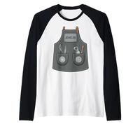 Jeweler Funny Jewelry Maker Gemologist Apron Costume Raglan Baseball Tee