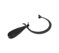 Jeweler Saw Frame, Jewelry Hacksaw Handle Tool Curved Coping Saw Frame with Black Handle, C Shape Saw Frame Without Saw Blade for Woodworking Handicraft Tools Jewelry Making Tools