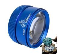 Jewelers Loupe - 30x Magnification Loupe | Glass | Portable Professional Loupes For Seniors | High Power Viewing Tool For Jeweler Craft Painting Reading Electronics Plants Geology