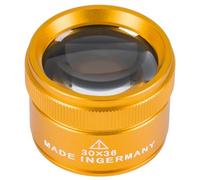 Jewelers Loupe, Handheld 30X Pocket Jewelers Magnifying Glass Jewelry Identification Magnifier for Gems Diamonds Plants Stamps Antiques Magnifying Glass 30x