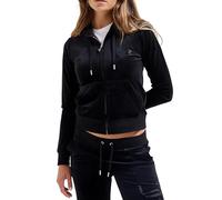 Jewelled Juicy Velour Hoodie, black, L