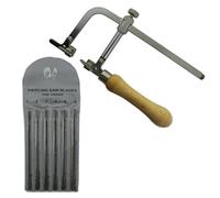 Jewellers Adjustable Saw (1-6 Saw Blades) : Type Inc 144 Mixed Blades (310)