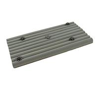 Jewellers Ring Rolls Display Insert - Colour Choice, Jewellery Cufflink Shop Stall Presentation (Grey Velvet)