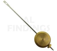 Jewellers Tool 7" Universal Pendulum : Brass Bob Adjustable Wall Clocks Mantle Clock Part Long (95)