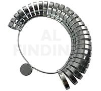 Jewellers Tools 1-15 Wedding Ring (USA Wide Band) : Finger Sizer Ring Gauge USA Sizes (230)