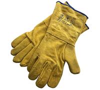 Jewellers Tools 13" Heat Resistant Melting Furnace Leather Gloves Refining Casting Gold Copper (440)