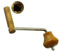 Jewellers Tools 3mm BRASS KEY WOODEN (GM/3) Brass Crank key for Grandfather Longcase Clock winding tool