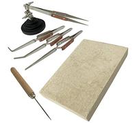Jewellers Tools 3rd HAND BASE VICE + 4 ANGLED, WOOD TITANIUM PICK, 100x150x6 MAT BOARD SET Soldering Solder (605)