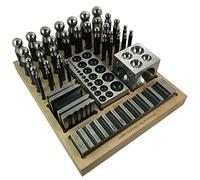 Jewellers Tools 41pc Jumbo Doming Set : Block Swage Punch Made of Steel Dapping Die