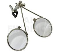 Jewellers Tools 5.5x & 5.5x = 11x Clip On Double Lens Eyeloupe Eyeglass Magnifier Tool