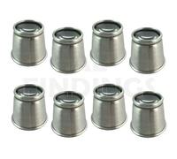 Jewellers Tools 8 Aluminium Loupe Set : Eye Glass Magnifier Magnification 10,7,5,4,3.5,3,2.5,2x Tool (250)