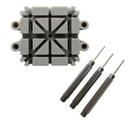 Jewellers Tools Chain Link Remover & 3 Pins (0.6,0.8 & 1mm) : Watch Band Strap Remover Repair Tool Set (60)