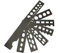 Jewellers Tools Diamond gemstone 7 arm fan gauge measuring tool