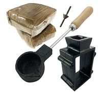 Jewellers Tools Sand Casting 4 Pin Traditional Flask/ Melting Pot/ 2kg Sand/ Sprue Jewellery Set