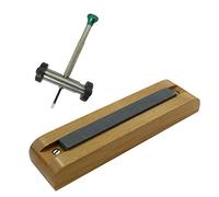 Jewellers Tools Screwdriver Guide & Sharpening Stone With Wooden Base : Watchmaker Watch Repair Tool Set (345)