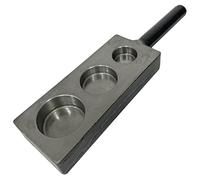 Jewellers Tools Steel Ingot 3 in 1 Mould Silver Gold Bar Foundry Melting Casting Metal Tool