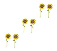 jewellery 3 Pairs Sunflower Earrings Yellow Dangle Caulflower Ear Jewelry for Women Fashion Statement Earring jewellery