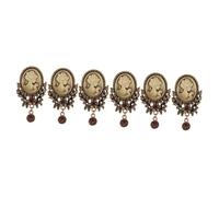 jewellery 3sets Beauty Head Vintage Brooch Micro Cute Cardigan Men Women Juicy Flared Hat Boutonniere Pins Elegant Breastpin Retrobreastpin 2pcs*3 jewellery