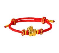 Jewellery, adjustable model for the New Year 2026-2026, Chinese New Year bangle, for girls, spring party, birthday, date, Siehe Beschreibung, Metal and cotton thread, See description