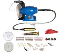 Jewellery Bench Polisher Polishing Grinder Machine Kit 6" 150W Flexi Drive Shaft