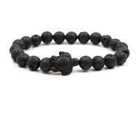 Jewellery Bracelet 8 mm Natural Stone with Turtle Animal Pendant for Him and Her, Bracelet for Couples, Great Gift Idea, Handmade - 19 cm Household faucets