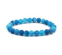 Jewellery Bracelet Natural Stone Elegant for Him and Her, Real Natural Stones Pearl Bracelet 8 mm, Great Gift Idea - 19 cm
