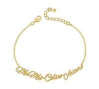 Jewellery Bracelets Natural Stone with Pendant Custom Name for Him and Her, Real Natural Stone Beads Bracelets, Great Gift for Women - 22 cm Household faucets
