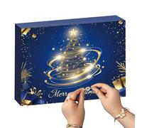 Jewellery Calendar Advent | 2025 Christmas Countdown Necklace and Bracelet Set | Elegant Charm for Women and Girls | Perfect Holiday Surprise Woman, Birthday, Party and Party