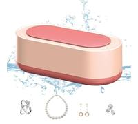 Jewellery Cleaner, Ultrasonic Machine, Portable Jewellery Cleaner, Ultrasonic Retainer Cleaner, Waterproof Jewellery Cleaning Machine for Earrings, Razors, Glasses, Rings, Watch Strap, Siehe