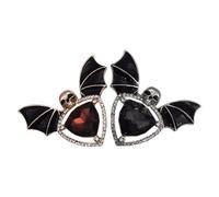 jewellery Corsage Witchy Cute Breast Pin Bat Suit Rhinestone Badge Brooches Halloween Enamel Skull Head Brooch Scarf Pins jewellery