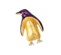 jewellery Cute Penguin Brooch Rhinestone Detail Fashion Alloy Pin for Wedding Party Prom Bag jewellery