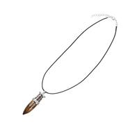 jewellery DIY Ornaments Turquoise Necklaces for Clothing Accessory Neck Pendant Stylish Taper Natural Rock Necklace Exquisite Women Jewelry Brown Rope jewellery