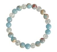Jewellery Elegant White Shoushan Stone And Empowering Luck Crystal Wrist Bracelet For Enhanced Wellbeing
