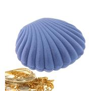 Jewellery Gift Box - Portable Shell-shaped Jewellery Box, Handmade Jewellery Display and Holder, Multifunctional Small Box for Engagement Rings, for Earrings and Bangles